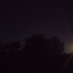 Venus till vänster och fullmåne