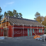 Taket är nu nästan klart