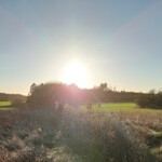 Blå himmel, sol och 15° varmt i slutet på Oktober